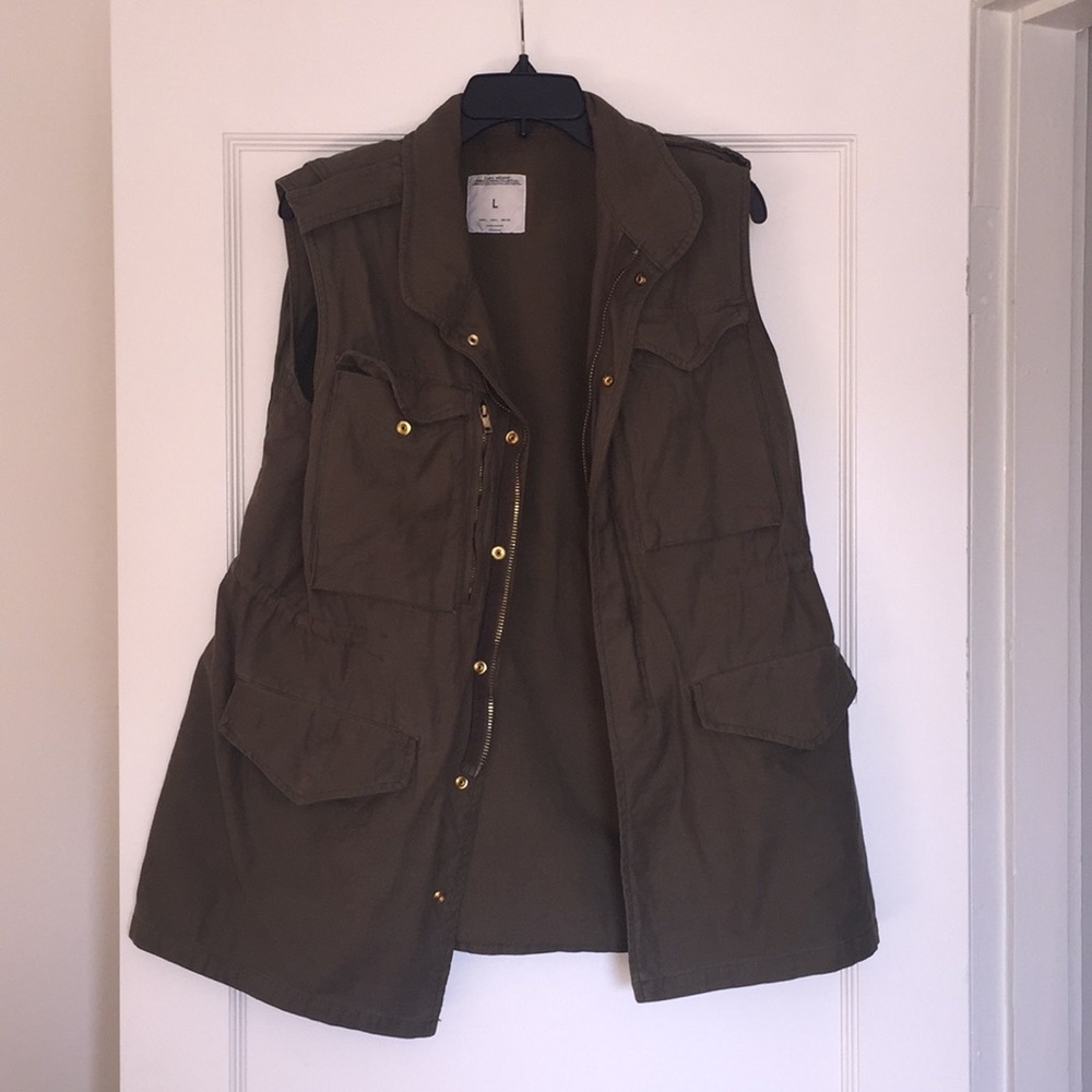 Zara Military Vest